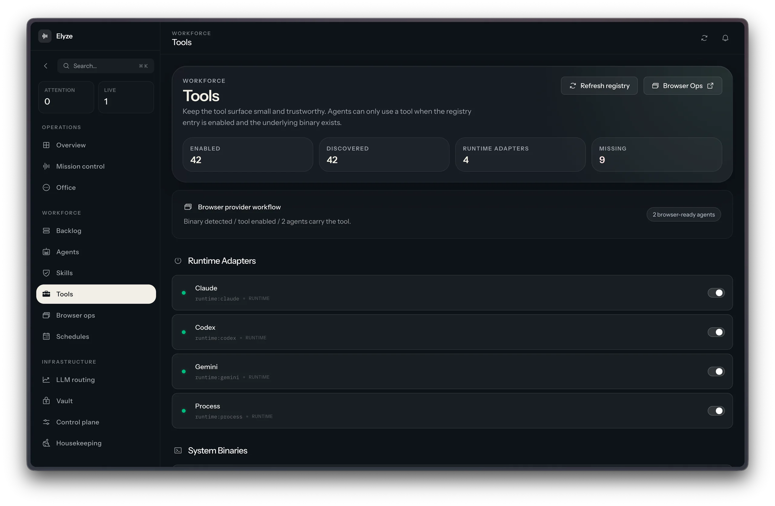 Supporting screenshot 1 for ElyzeLabs